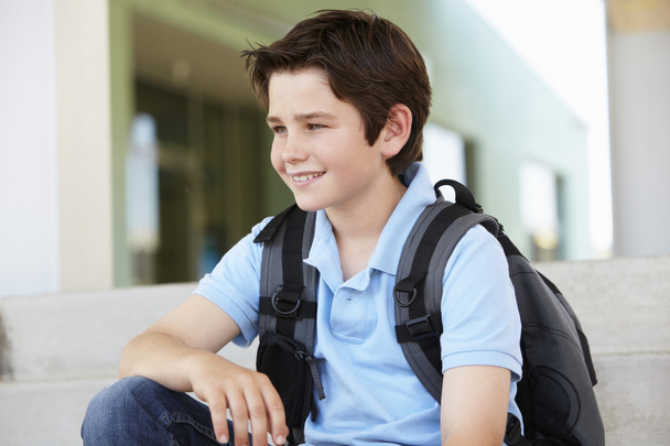 Boy at school - Foto, Imagen