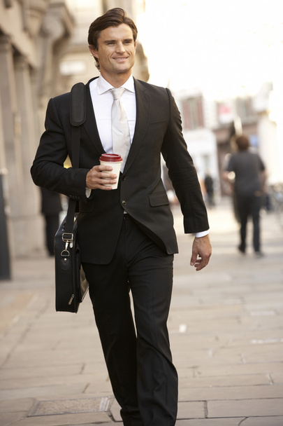 Businessman go to work - Фото, зображення