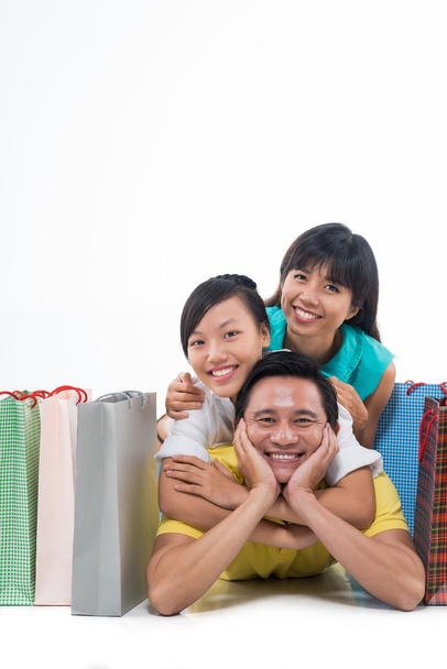 щаслива родина азіатських
 - Фото, зображення