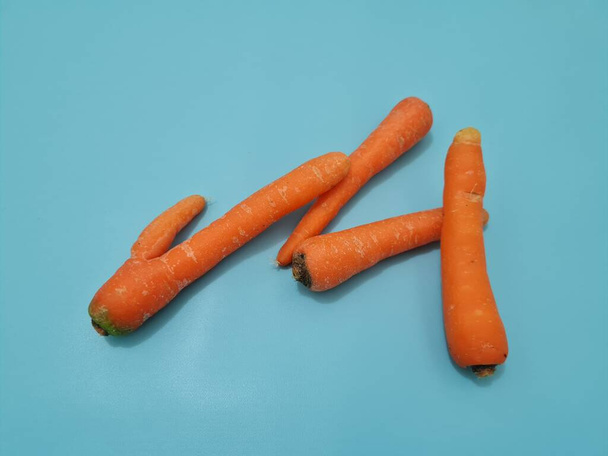 Ingredients for cooking or can be juiced, namely carrots which contain vitamin A - Photo, Image