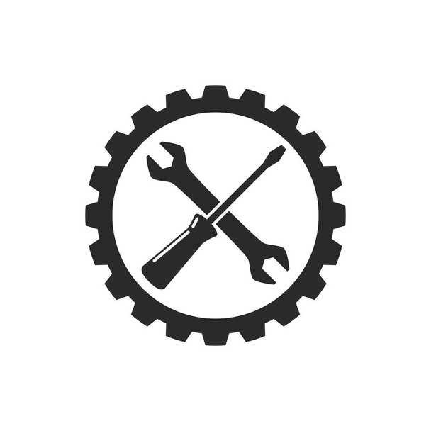 Šablona návrhu ikony loga údržby - Vektor, obrázek
