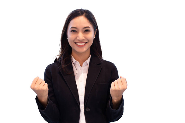 professional asian business woman Standing confidently smiling in the office - Photo, image