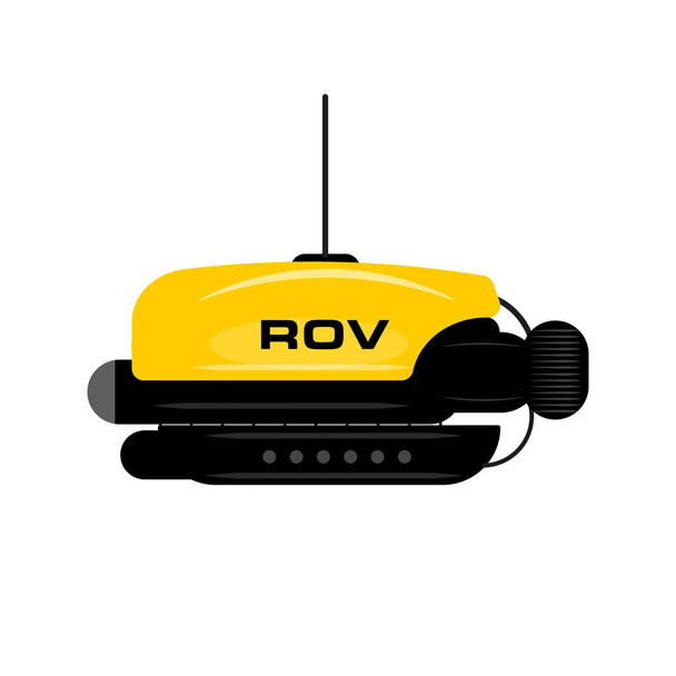 ROV - Illustration vectorielle de véhicule télécommandé - Vecteur, image