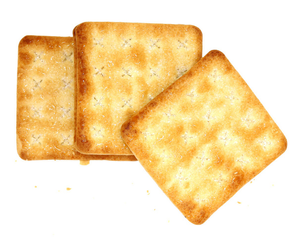 biscoitos sanduíche com creme isolado no fundo branco caminho de recorte - Foto, Imagem