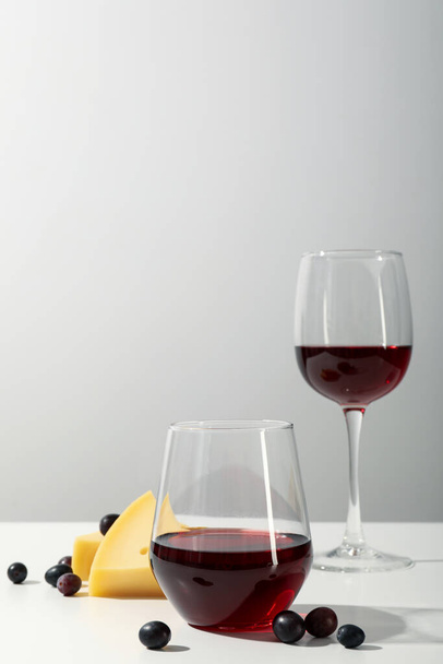 Concept of delicious alcohol drink, wine, space for text - Foto, Bild