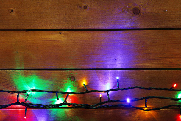 Christmas lights garland - Photo, Image