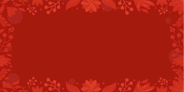 vector illustration of floral background with flowers - ベクター画像