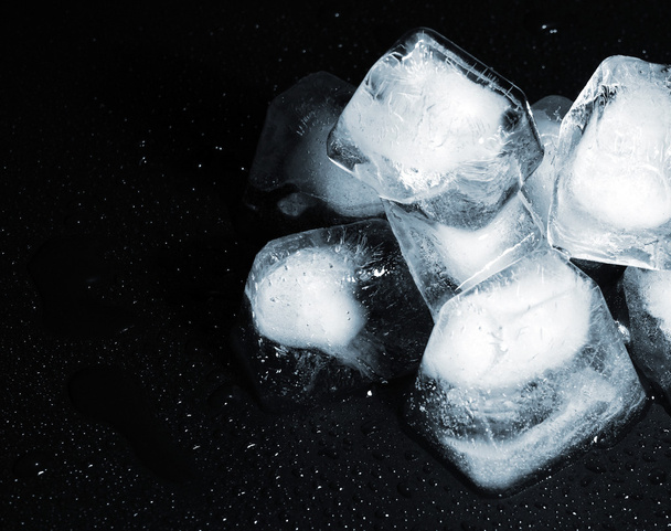Heap of Ice Cubes - Valokuva, kuva