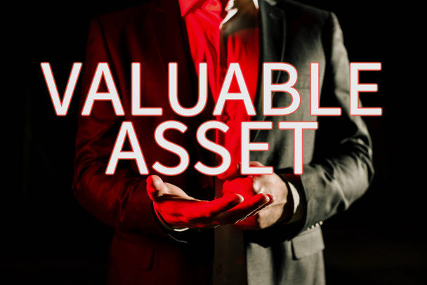 Bildunterschrift: Wertvolles AssetIhr wertvollstes Asset ist Ihre Fähigkeit oder Kapazität, Internet-Konzept Ihr wertvollstes Asset ist Ihre Fähigkeit oder Kapazität - Foto, Bild