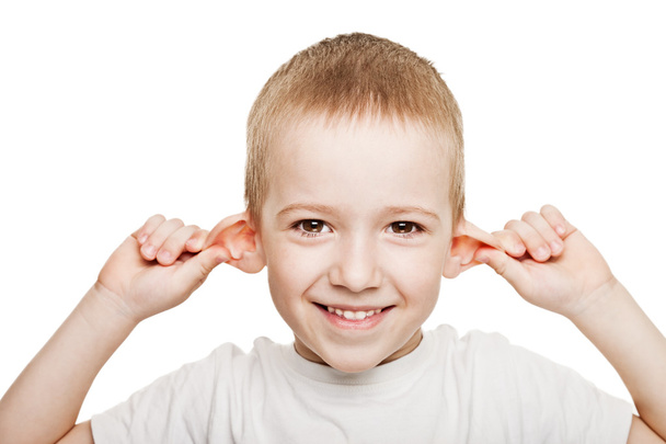 Child listening - Фото, изображение