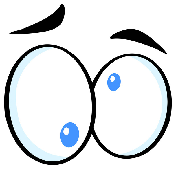 personagem dos olhos dos desenhos animados
 - Vetor, Imagem