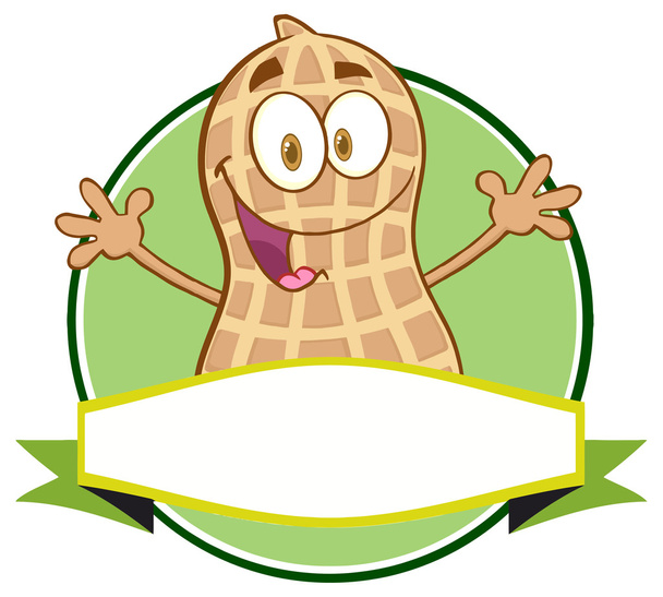 Cartoon Logo personaggio arachidi
 - Vettoriali, immagini