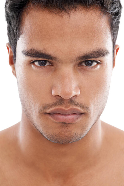 Handsome and confident. Cropped portrait of a handsome young man - Foto, Imagen