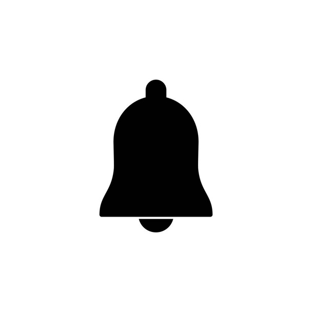Vettore Bell Icon per app web e mobile. Segnale di notifica e simbolo per la progettazione del sito web - Vettoriali, immagini