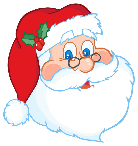 cartone animato felice Babbo Natale - Vettoriali, immagini