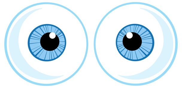 Blue Eye Balls. - Vector, Image