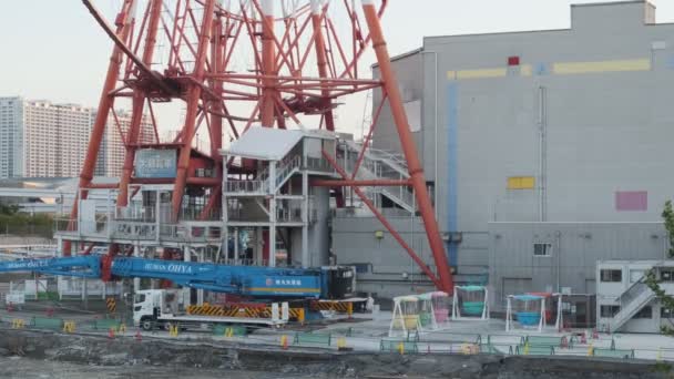 Tokio Odaiba maailmanpyörän purkaminen syyskuu 2022 - Materiaali, video