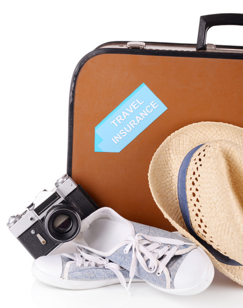 Cestovní kufr s nápisem - Fotografie, Obrázek
