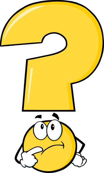 Yellow Question Mark - Vector, Image