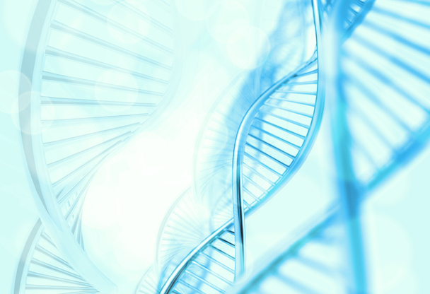 un ADN en el fondo médico
 - Foto, imagen