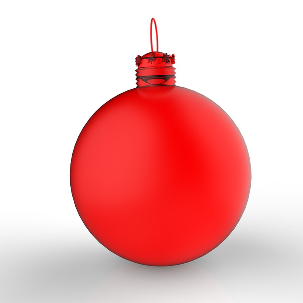 Christmas ball ornaments on white background  - Foto, Imagen
