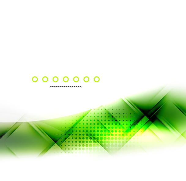 Absztrakt háttér, zöld hullám üzleti sablon - Vektor, kép