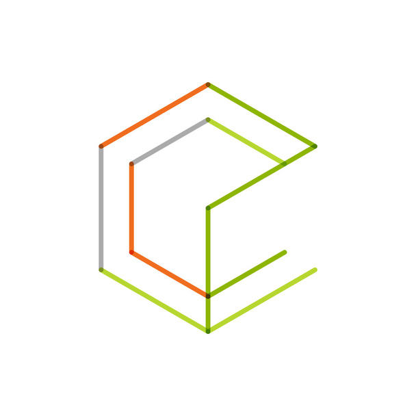 Minimal line design logo - Vector, afbeelding