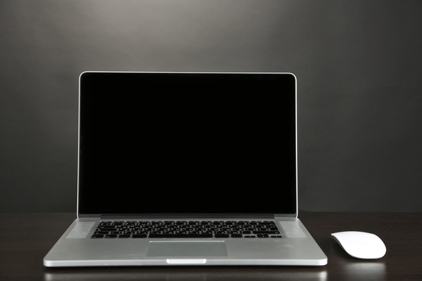 Modern laptop on table - Fotó, kép