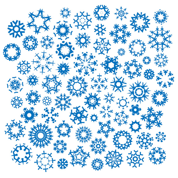 Copos de nieve
 - Vector, imagen