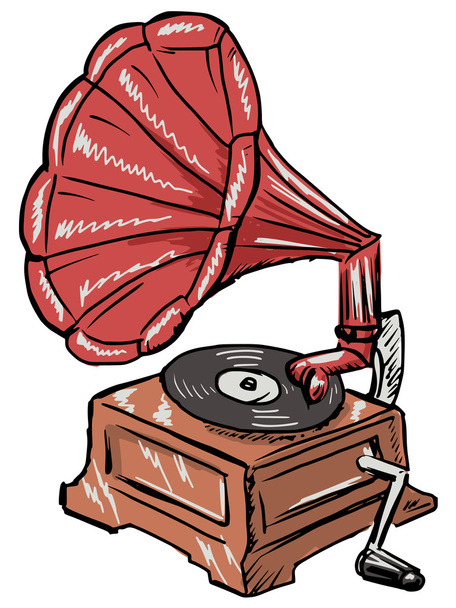 phonograph - Διάνυσμα, εικόνα