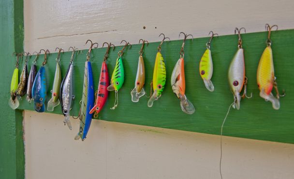Señuelos de pesca
 - Foto, imagen