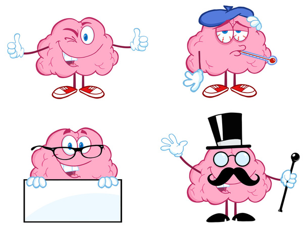 людський мозок характер
 - Вектор, зображення