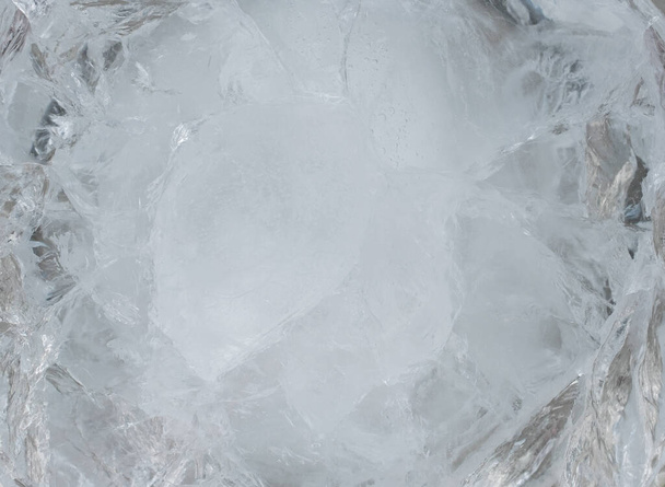Eishintergrund, kaltes Wasser, abstrakte - Foto, Bild