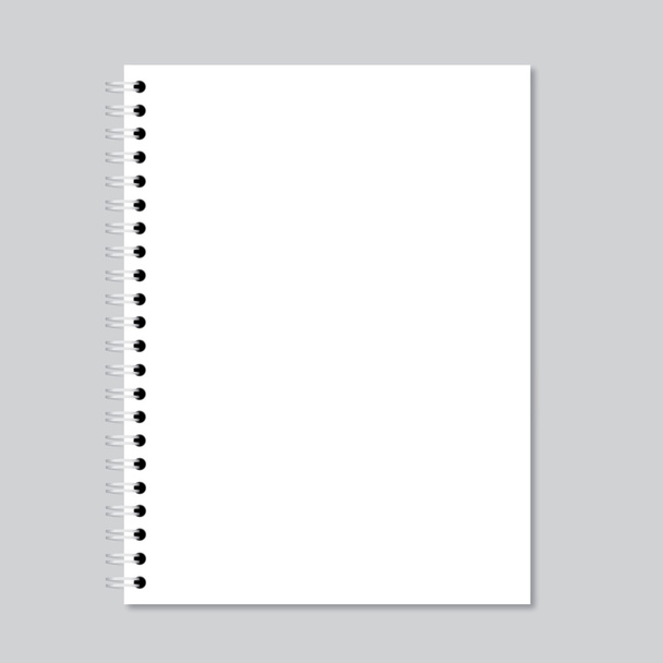 Spiral notepad notebook - Вектор,изображение