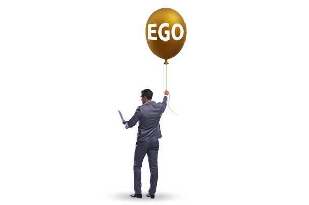Empresario en el concepto de ego excesivo - Foto, Imagen