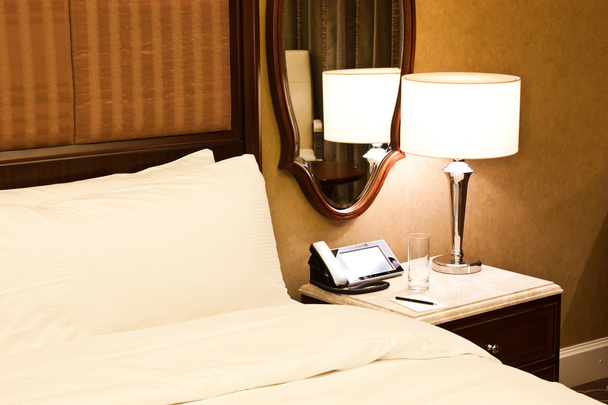 luksusowy hotel sypialnia - Zdjęcie, obraz