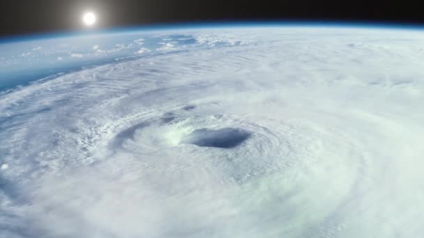 Ouragan (Isabel) depuis l'espace. Éléments de cette vidéo fournie par la NASA.   - Séquence, vidéo