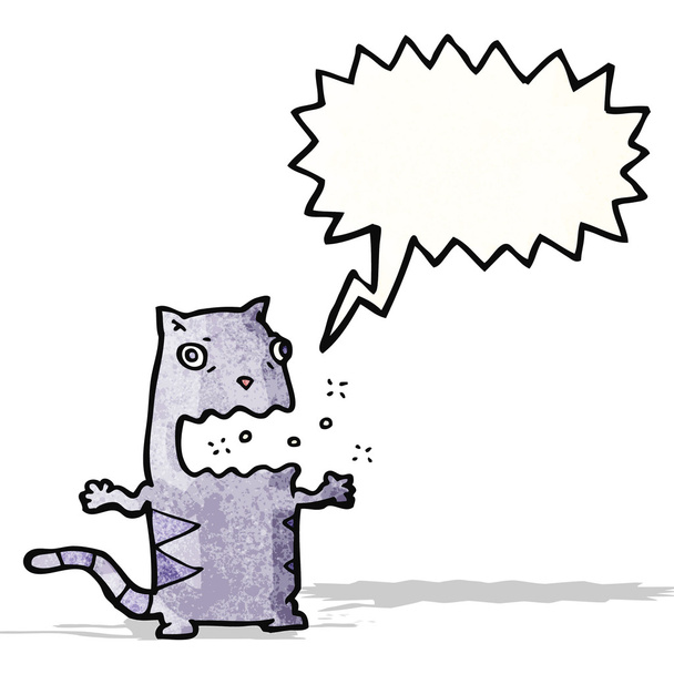 Burping chat dessin animé
 - Vecteur, image