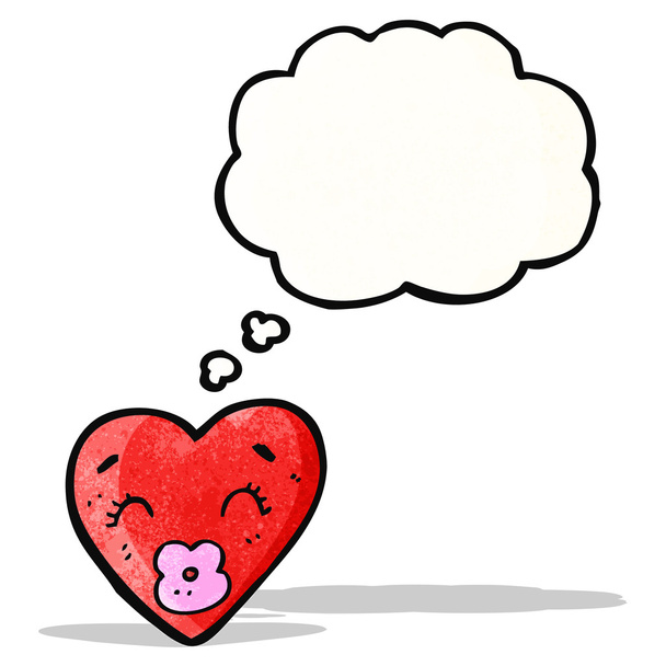 Liebe Herz Cartoon-Figur - Vektor, Bild