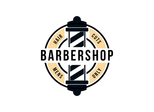Barbershop Logo Vector ontwerp kapperszaak - Vector, afbeelding