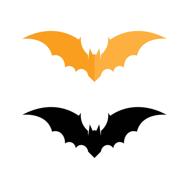 bat logo vector icon logo template illustration design - Vector, Image
