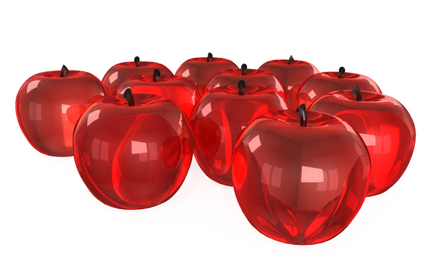 Glass Models of fruits - Photo, image