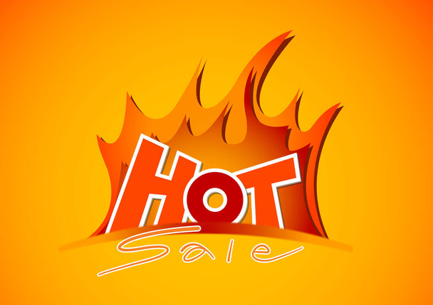 background hot sale Designed with new design fonts and attractive color tones - Vector, Image