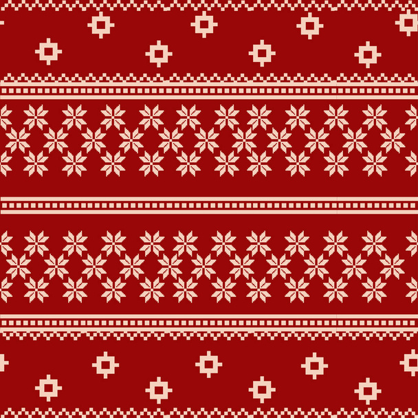 Décoration de Noël brodée motif. Vecteur - Vecteur, image