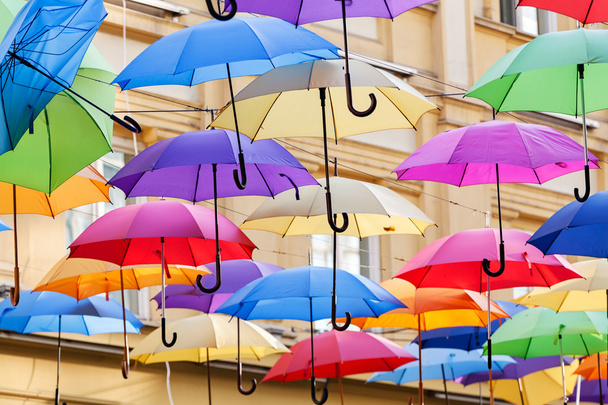Guarda-chuvas coloridos - Foto, Imagem