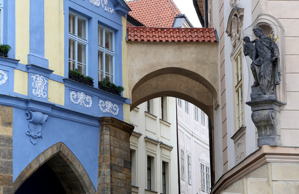 Old town houses in Prague, Czech Republic - Фото, изображение