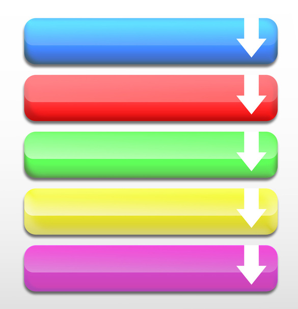 Набір барвистих веб-кнопок
. - Фото, зображення