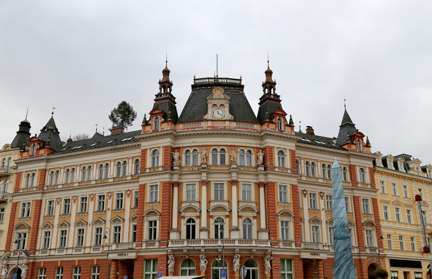 Karlovy Vary (Carlsbad) -- famous spa city in western Bohemia, very popular tourist destination in Czech Republic - Valokuva, kuva
