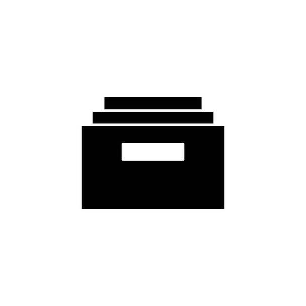 Foldery archiwalne wektor ikony dla aplikacji internetowych i mobilnych. Ikona wektora dokumentu. Ikona archiwizacji. - Wektor, obraz