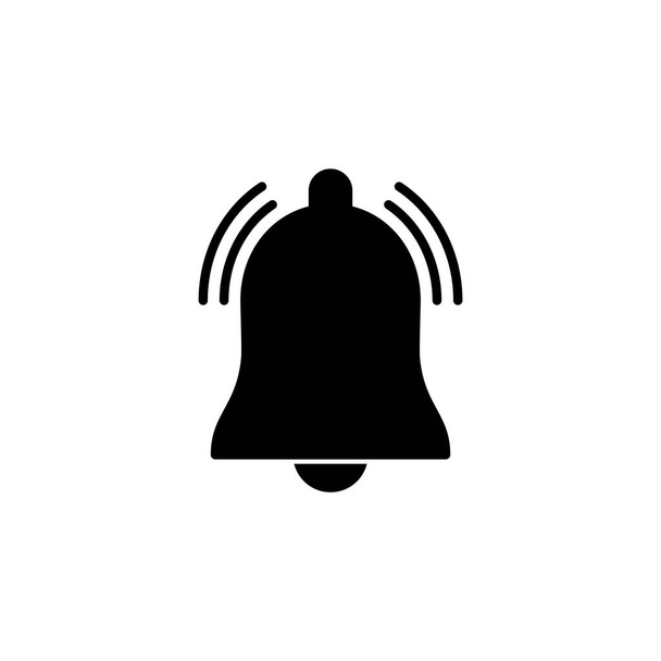 Vettore Bell Icon per app web e mobile. Segnale di notifica e simbolo per la progettazione del sito web - Vettoriali, immagini